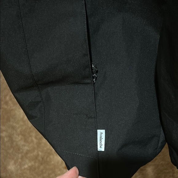 Avalanche Black Utility/Rain Jacket Durable lightweight Casual Wear. Large - Picture 5 of 14
